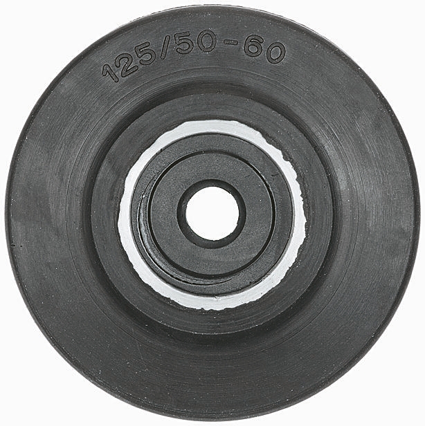 LAG Black, Silver Rubber Quiet Operation, Shock Absorbing Trolley Wheel, 220kg