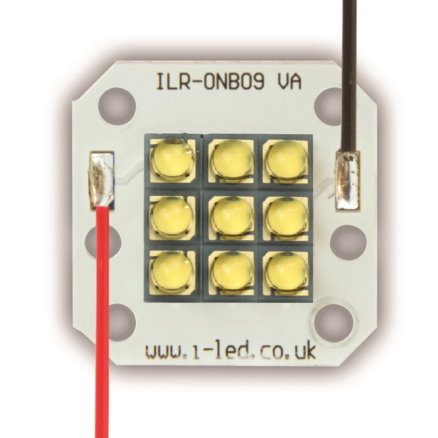 ILS IHR-OG09-NW90-SC221-WIR200., OSLON Square 9 LED Array, 9 Neutral White LED (4000K)