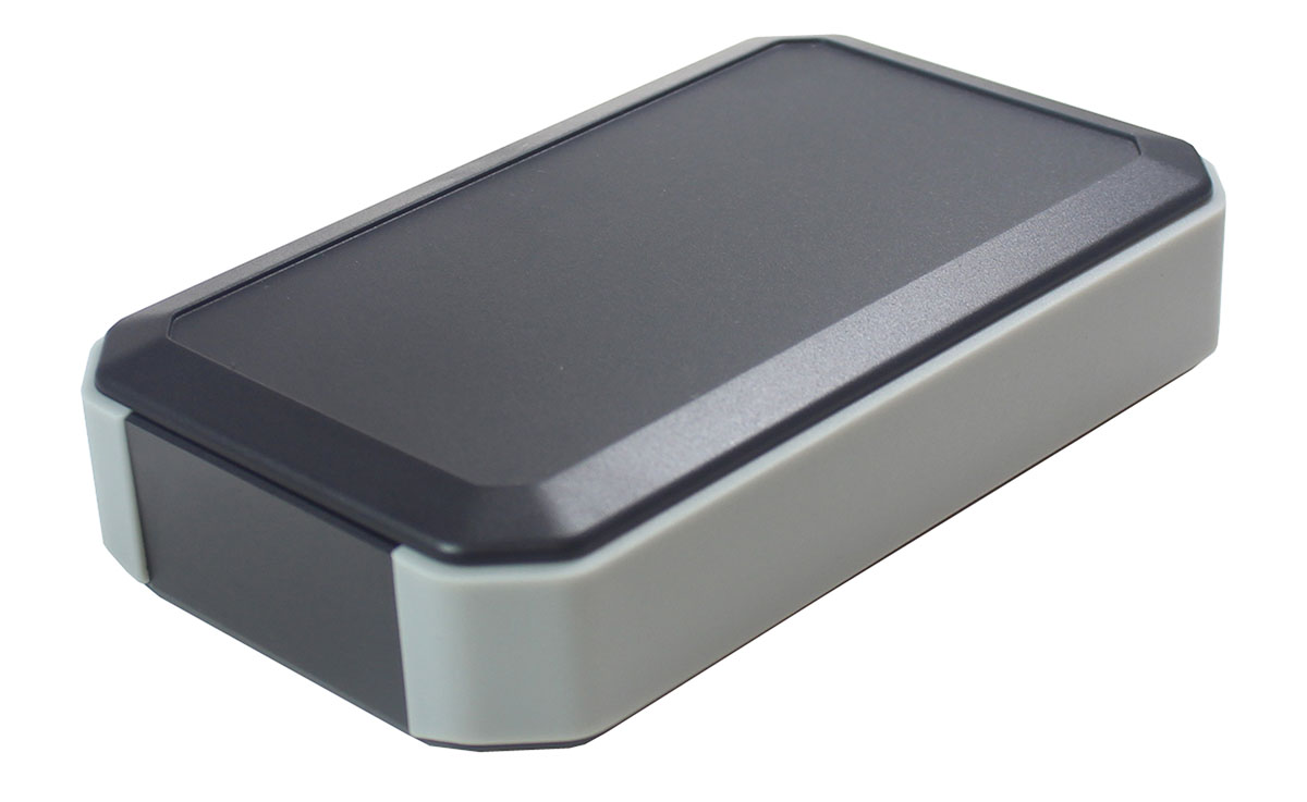 Takachi Electric Industrial WH Series Black, Grey ABS Handheld Enclosure, Integral Battery Compartment, 88 x 146 x 33mm