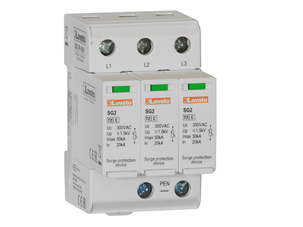 Lovato 3 Phase Surge Protector, 50kA