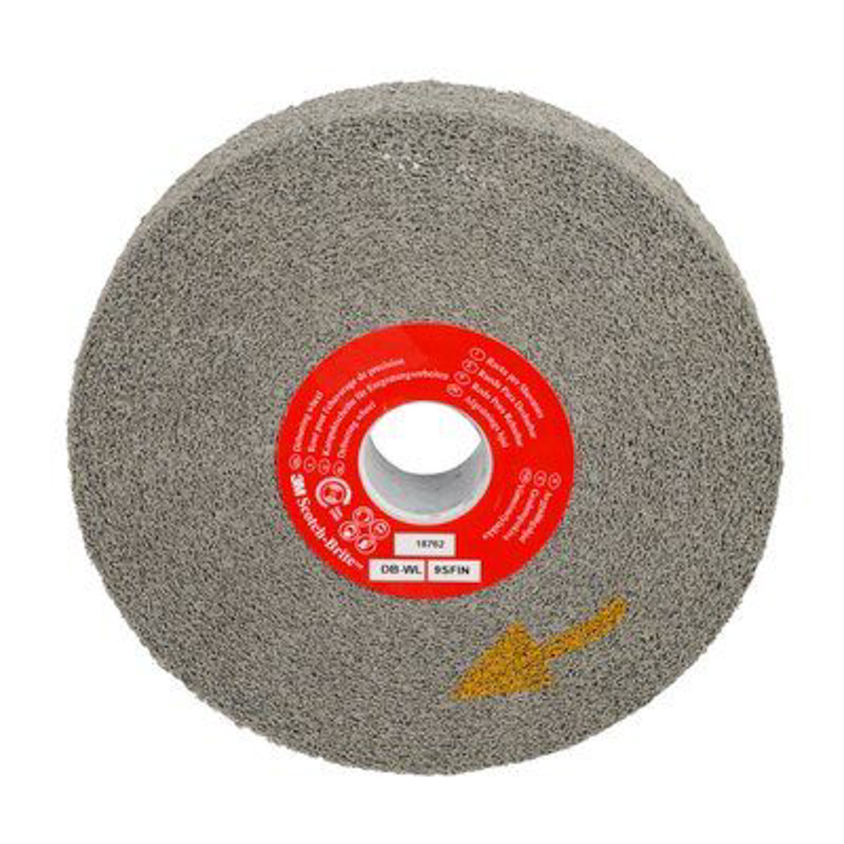 3M Silicon Carbide Deburring & Finishing Wheel, 152mm Diameter, Very Fine