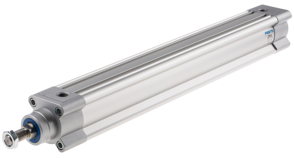 Festo Pneumatic Piston Rod Cylinder - 1376912 40 mm Bore, 320 mm DSBC Series, Double Acting Acting