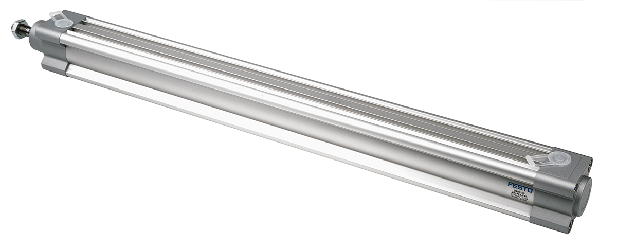 Festo Pneumatic Piston Rod Cylinder - 32 mm Bore, 400 mm DSBC Series, Double Acting Acting