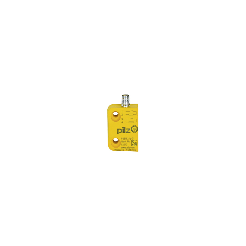 Pilz 522 Series Magnetic Non-Contact Safety Switch, 24V dc, Polybutylene Terephthalate Housing, M8