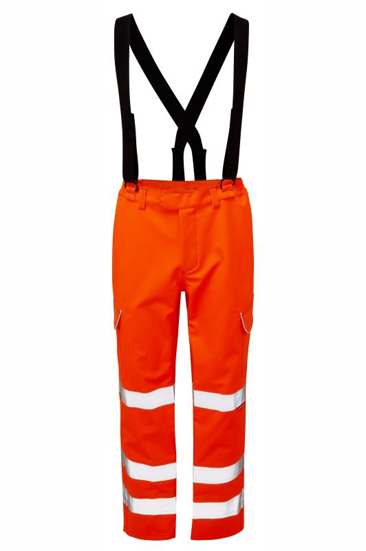 PULSAR Orange Reusable Hi Vis Overalls, XL