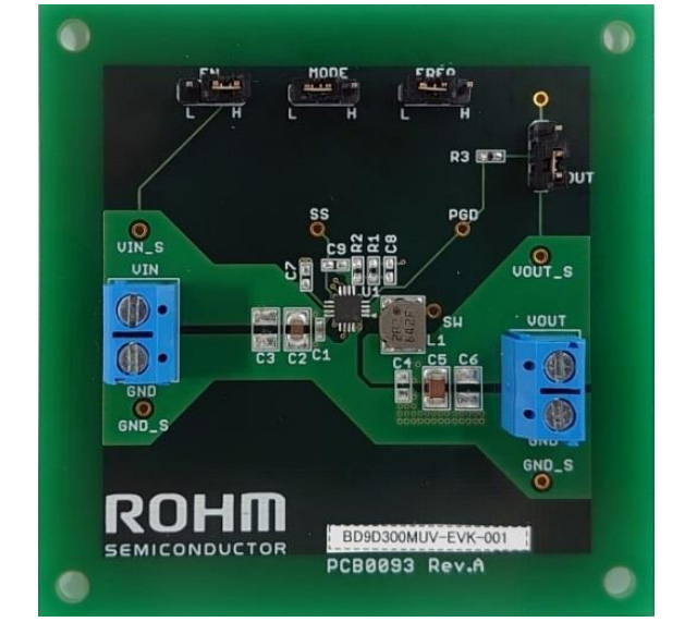 ROHM BD9D300MUV-EVK-001 Buck Converter for BD9D300MUV for 1 Channel Buck DC/DC Converter