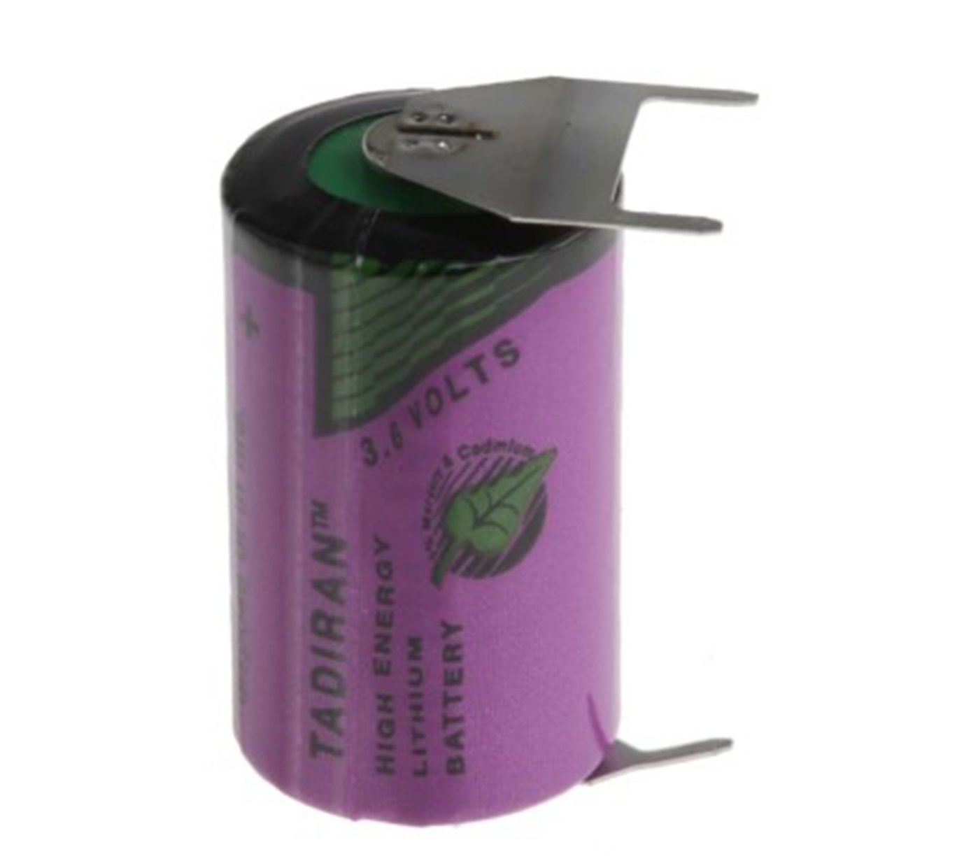 Tadiran Lithium Thionyl Chloride 3.6V, 1/2 AA Battery