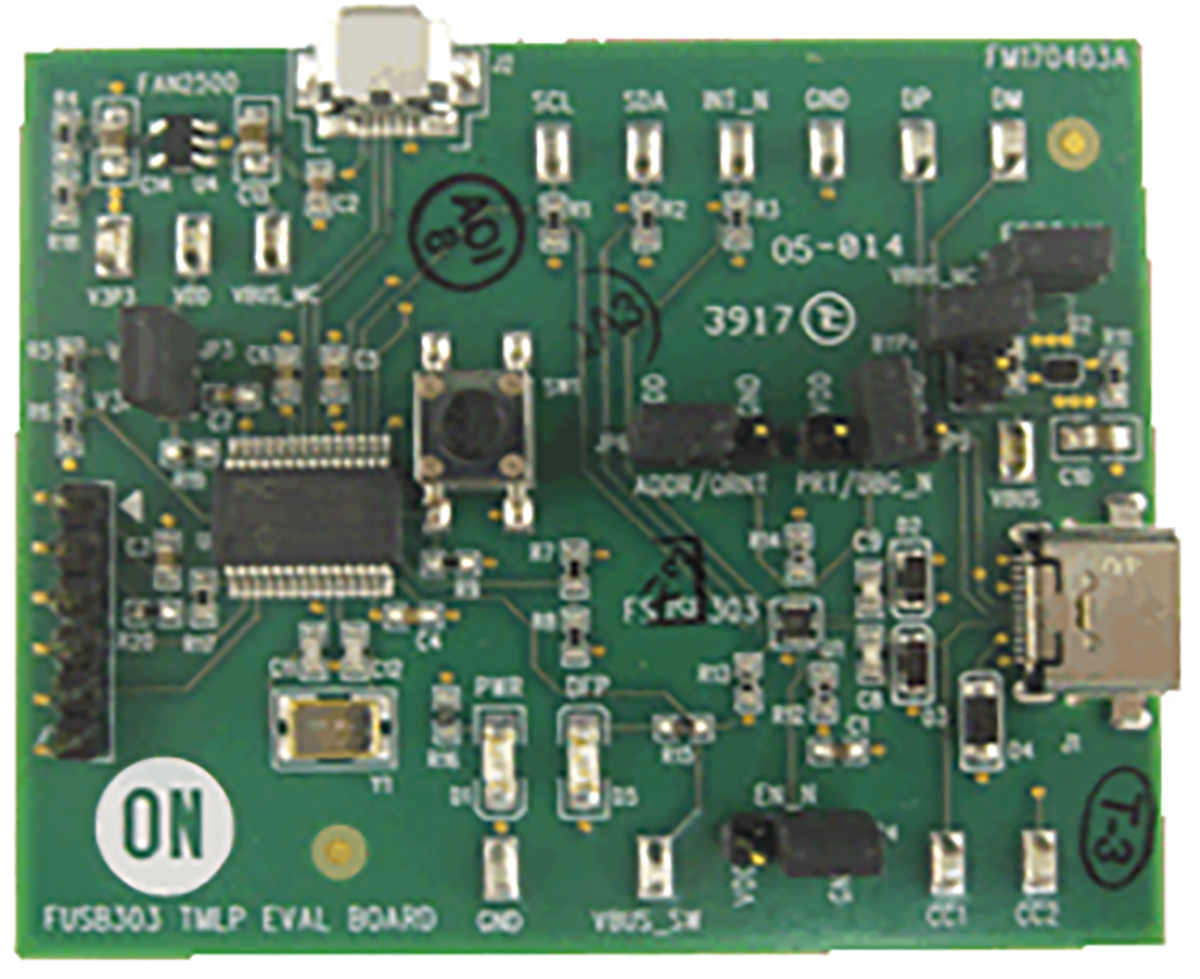 onsemi FUSB303TMX, USB Power Switch IC 12-Pin, QFN