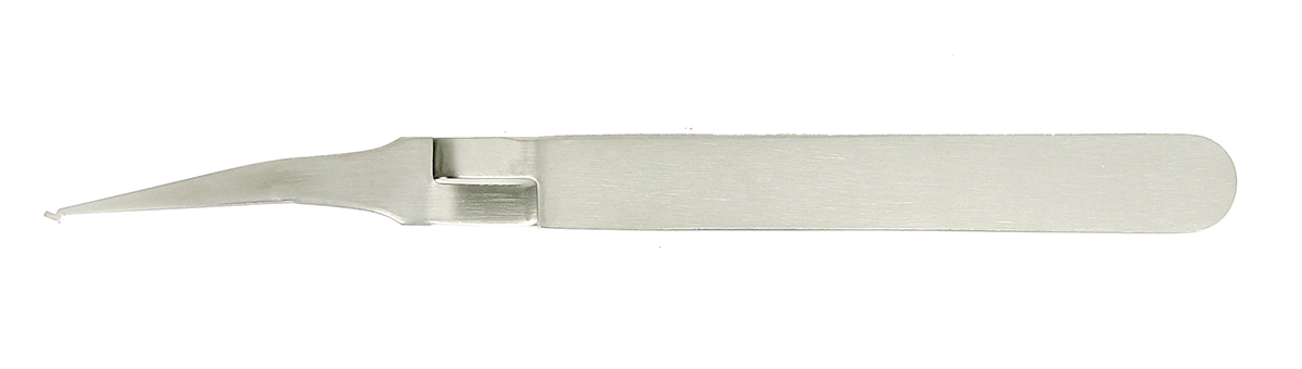 RS PRO 120 mm, Stainless Steel, Tweezers