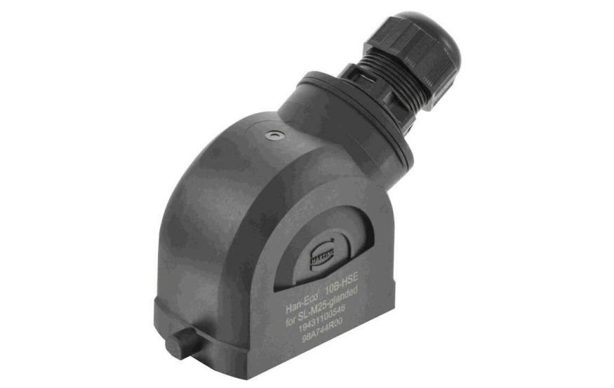 HARTING Han-Eco B Heavy Duty Power Connector Hood, M25 Thread, Side Entry Han-Eco Range