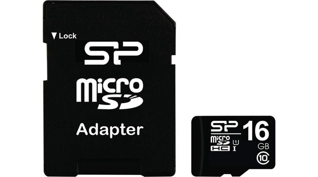Silicon Power 16 GB MicroSD Micro SD Card, Class 10