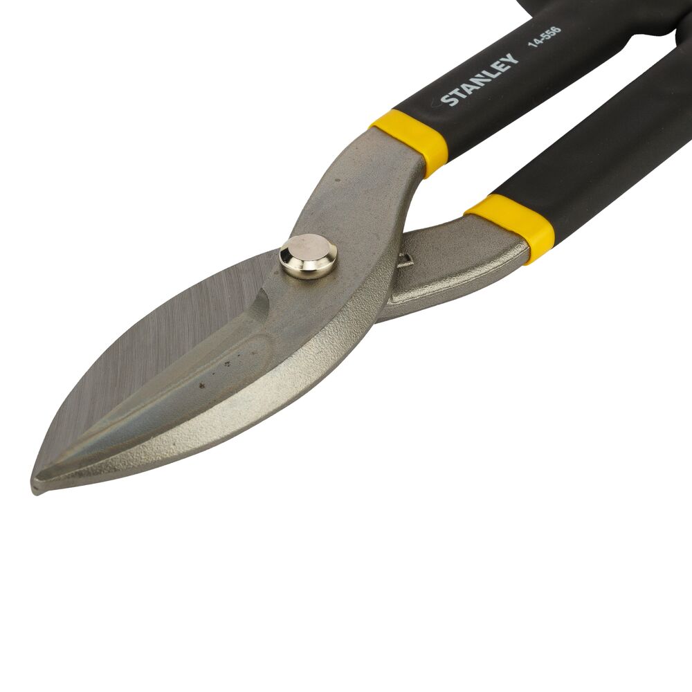 Stanley 250 mm Straight Tin Snips for Cold Rolled Steel, Stainless Steel