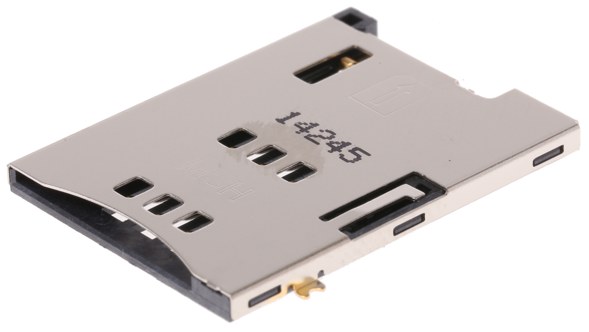 Molex, 47553 6 Way Memory Card Connector With Solder Termination