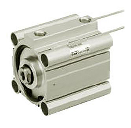SMC Pneumatic Compact Cylinder - 20 mm Bore, 20 mm CDQ2 Series, Double Acting Acting