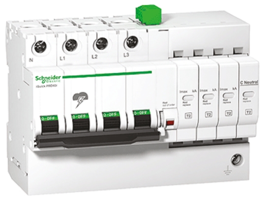 Schneider Electric Surge Protector, 5kA, DIN Rail Mount
