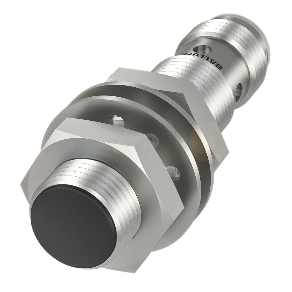 BALLUFF Inductive Threaded Barrel Proximity Sensor, M12, 3 mm Detection, 2-Wire NO, 10 → 36 V dc
