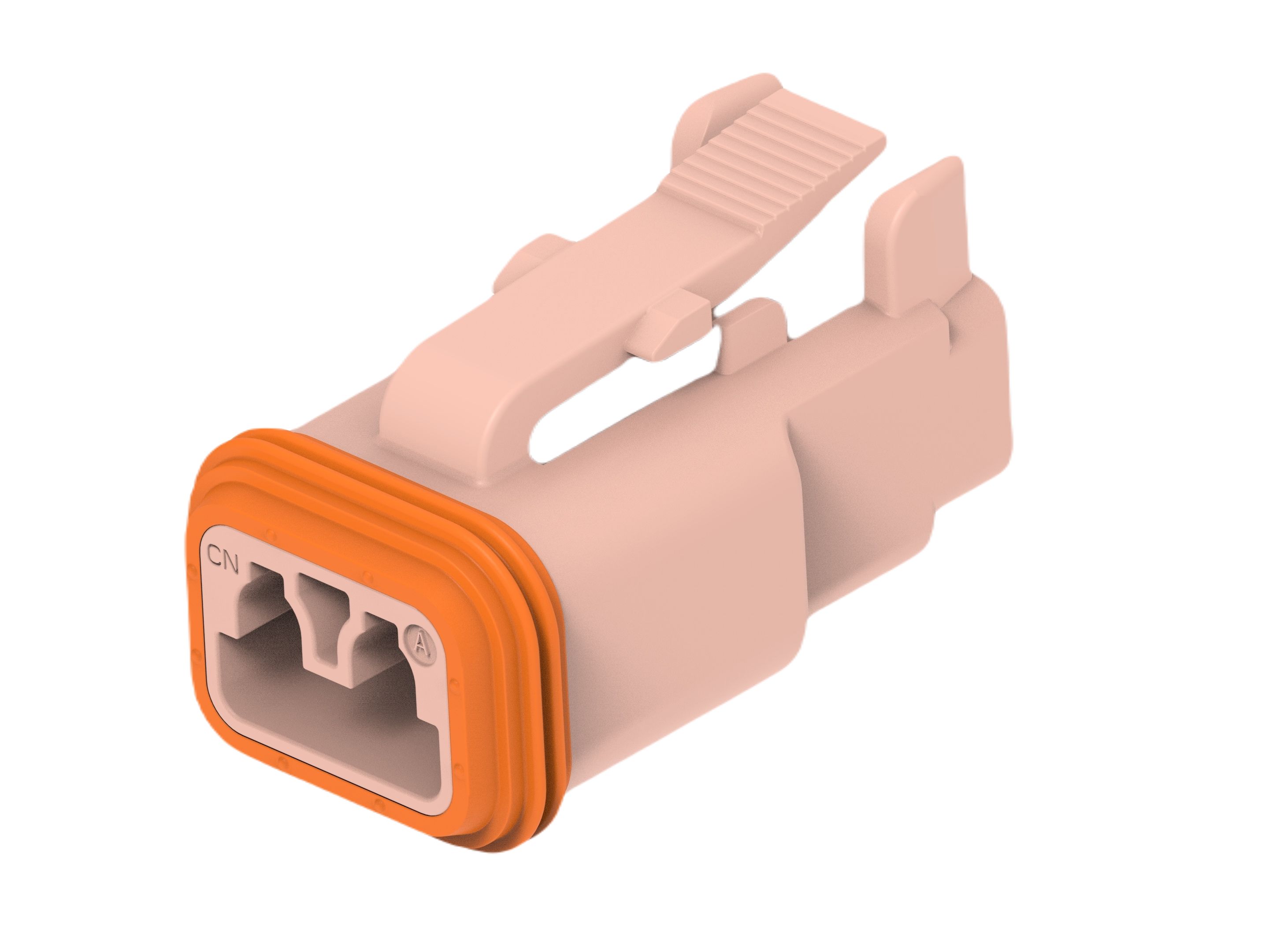 TE Connectivity, DT06-2S Automotive Connector Socket Brown Cable 2 Way, Cable Termination DT06-2S-TE09