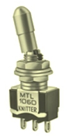 KNITTER-SWITCH Toggle Switch, Panel Mount, On-On, SPDT, Solder Terminal