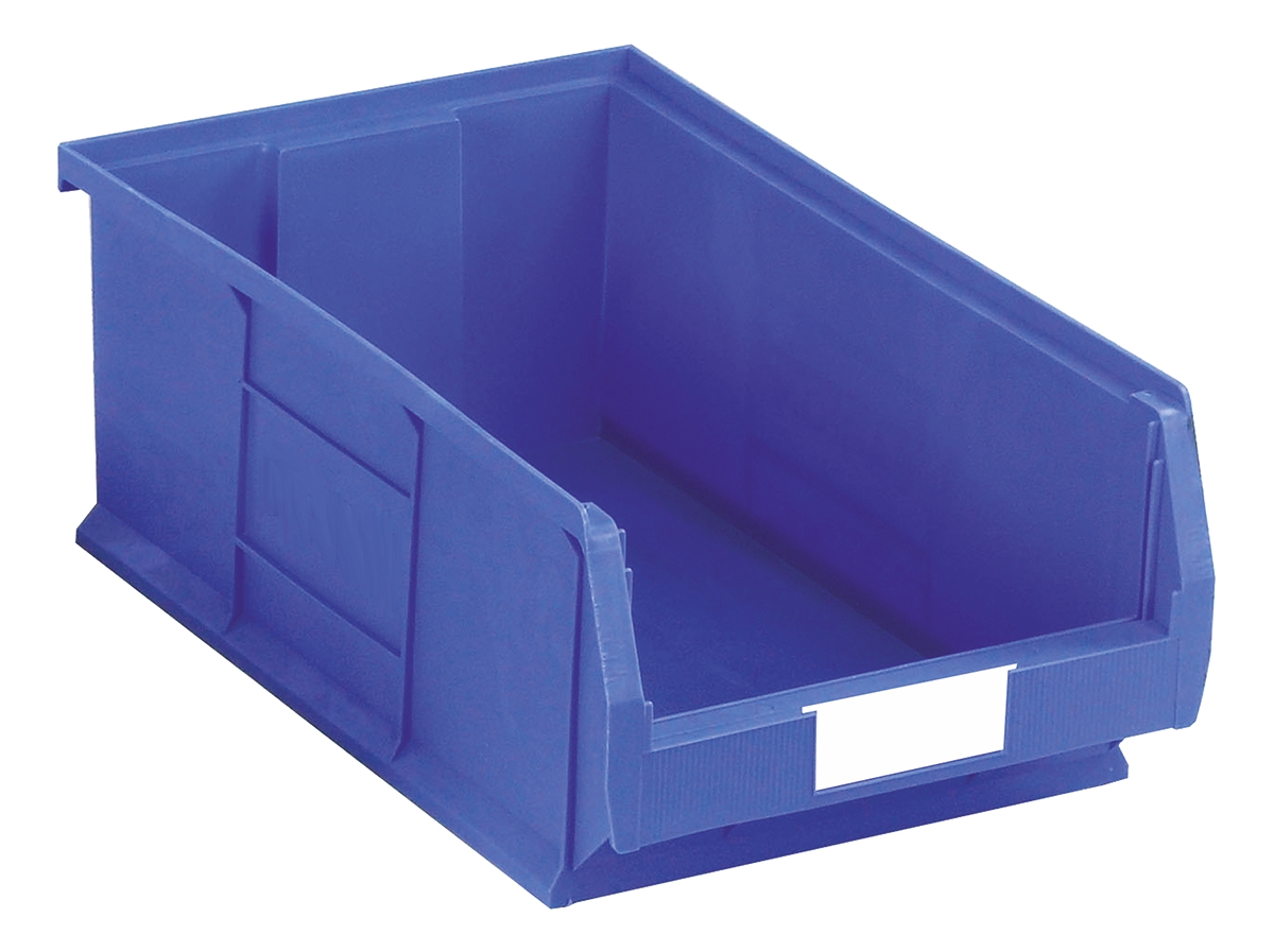 RS PRO PP Storage Bin, 510mm x 315mm x 200mm, Blue