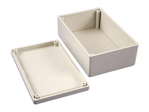 Hammond 1594 Series Grey ABS Enclosure, IP54, Grey Lid, 167 x 107 x 65mm