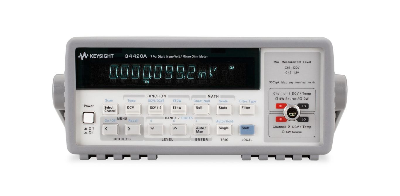 Keysight Technologies 34420A Micro Ohm Meter, 10 MO Max, Low Resistance