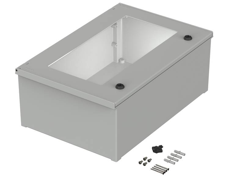 Bopla Polysafe Series Fibreglass Reinforced Polyester Wall Box, IP66, Viewing Window, 600 mm x 400 mm x 230mm