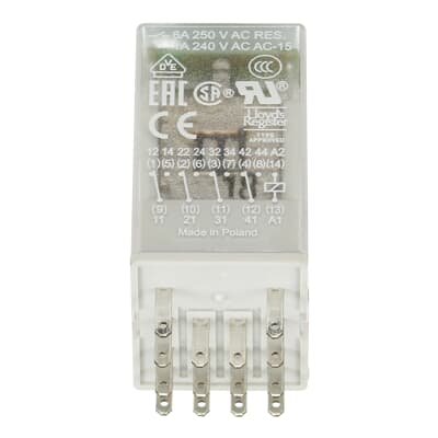 ABB Plug In Power Relay, 230V ac Coil, 6A Switching Current, SPDT