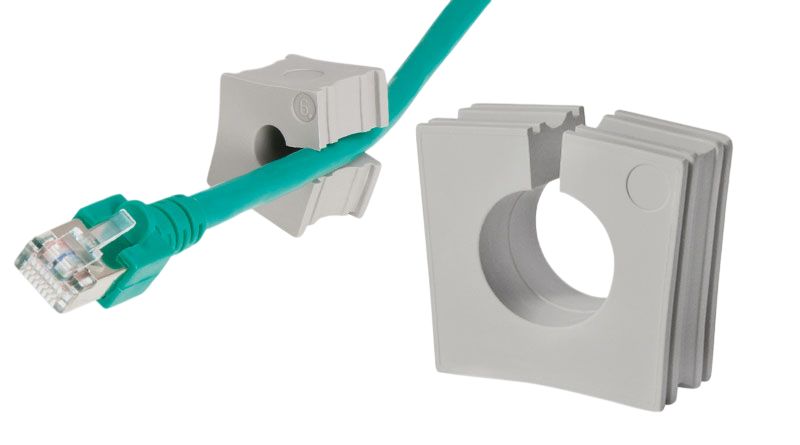 Icotek KT Grey Elastomer Cable Grommet KT 17 gy