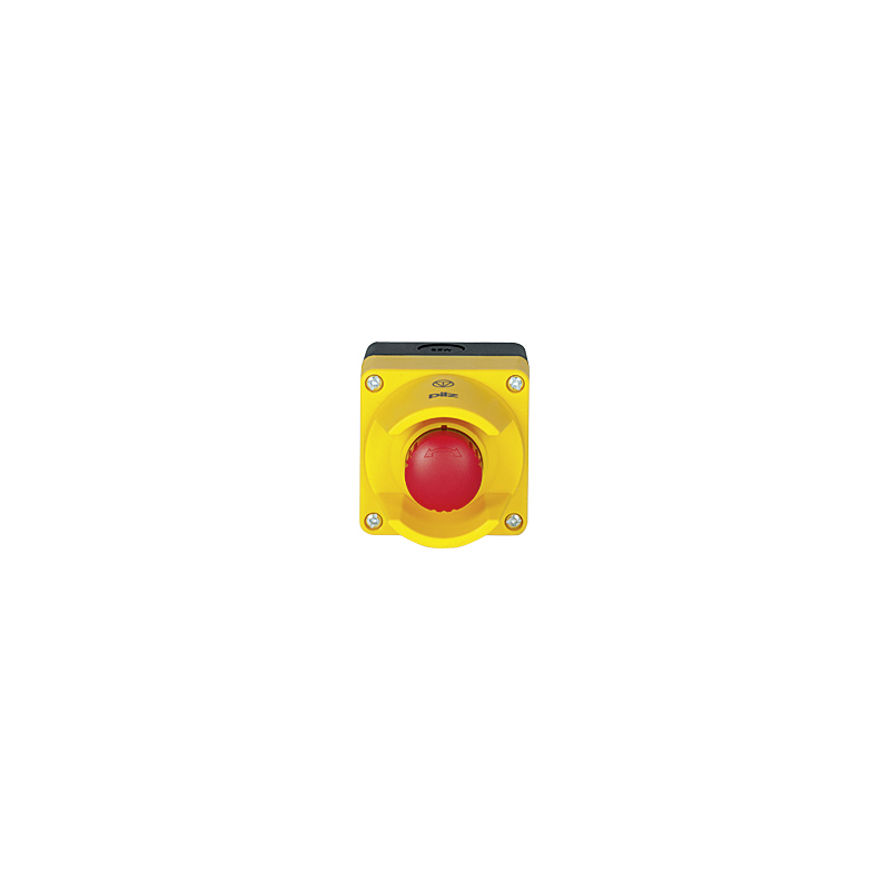 Pilz 400 Series Emergency Stop Push Button, Surface Mount, 67mm Cutout