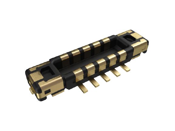 Amphenol Communications Solutions 103 Series Vertical Surface PCB Header, 12 Contact(s), 0.35 mm Pitch, 2 Row, Shrouded