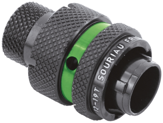 Souriau Sunbank by Eaton Circular Connector, 13 Contacts, Cable, Standard Connector, Plug, Male, IP67, 8STA Series
