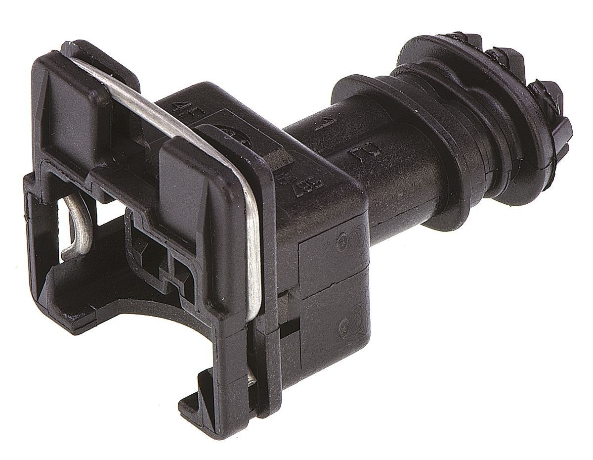 TE Connectivity, Junior Power Timer Automotive Connector Socket Black Cable Mount 2 Way 282762-1