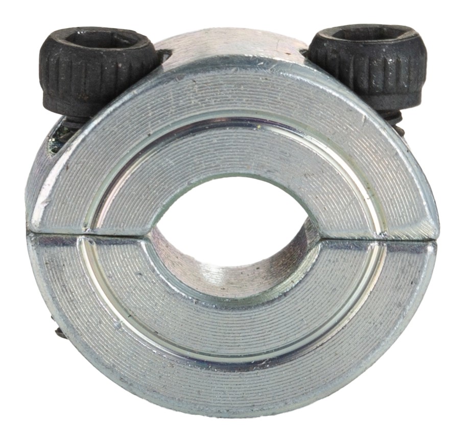RS PRO Shaft Collar, Two Piece, Clamp Screw, Bore 10mm, OD 24mm, W 9mm, Stainless Steel 304