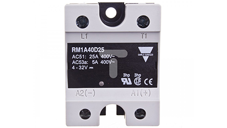 Carlo Gavazzi RM40 Series Solid State Relay, 25 A Load, Panel Mount, 440 V ac Load, 32 V dc Control