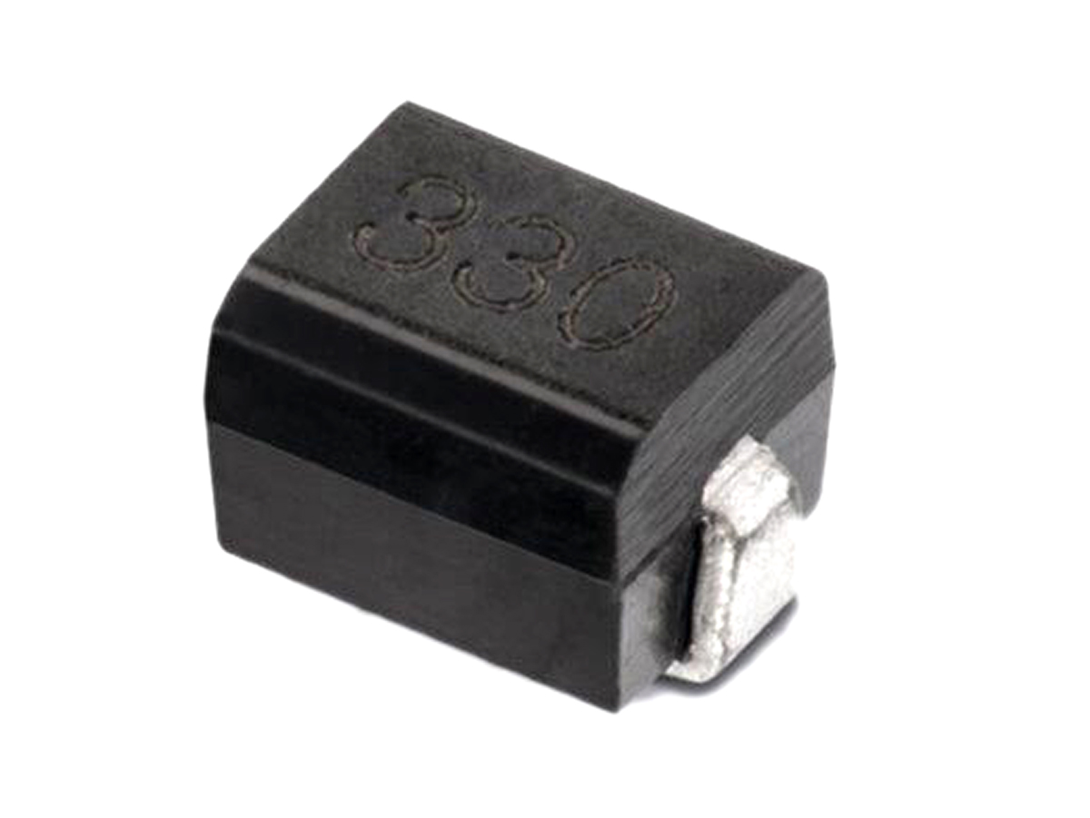 Wurth Elektronik, WE-GFH, 3225 No Surface Mount Inductor with a Powdered Iron Core, 15 μH Moulded ±10 % 450 mA Idc Q:35