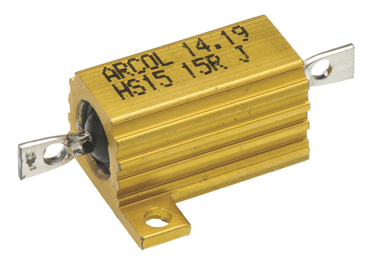 Arcol, 15Ω 15W Wire Wound Chassis Mount Resistor HS15 15R J ±5%