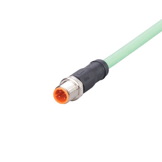 ifm electronic Male 4 way M12 to Male 4 way M12 Communication Cable, 10 m