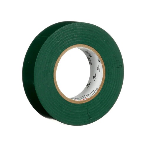 3M Temflex Green Vinyl Electrical Tape, 15mm x 10m
