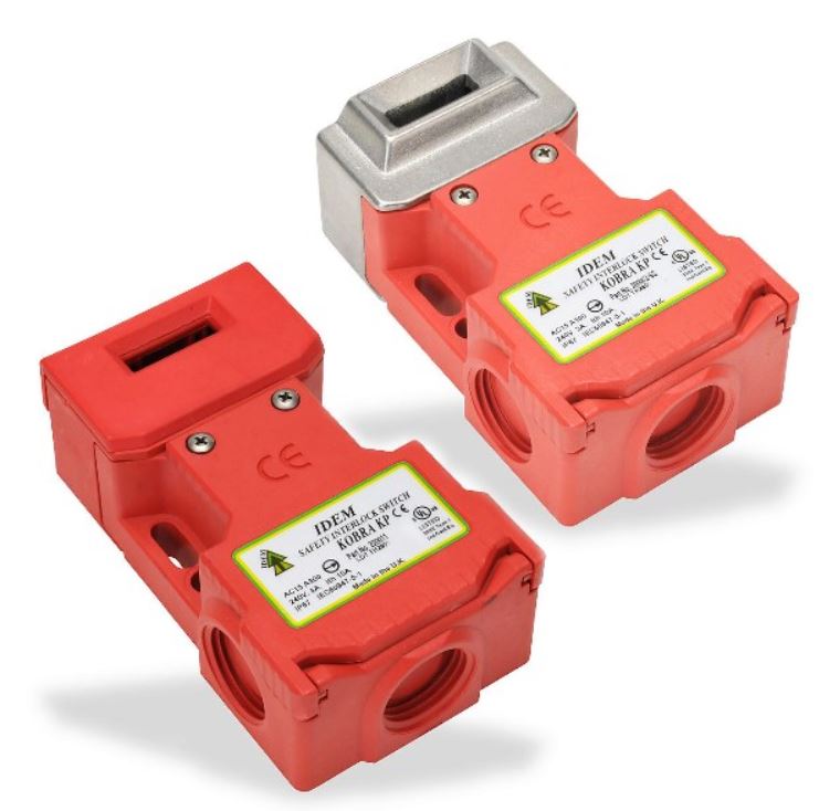 IDEM KP Safety Interlock Switch, 2NC/1NO, Keyed, Polyester