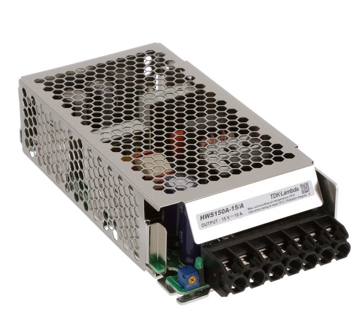 TDK-Lambda Switching Power Supply, HWS150A-15/A, 15V dc, 10A, 150W, 1 Output, 120 → 370 V dc, 85 → 265 V