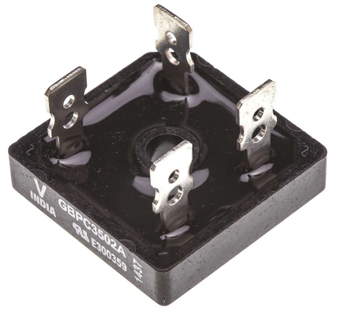 Vishay Bridge Rectifier, 35A, 200V, 4-Pin