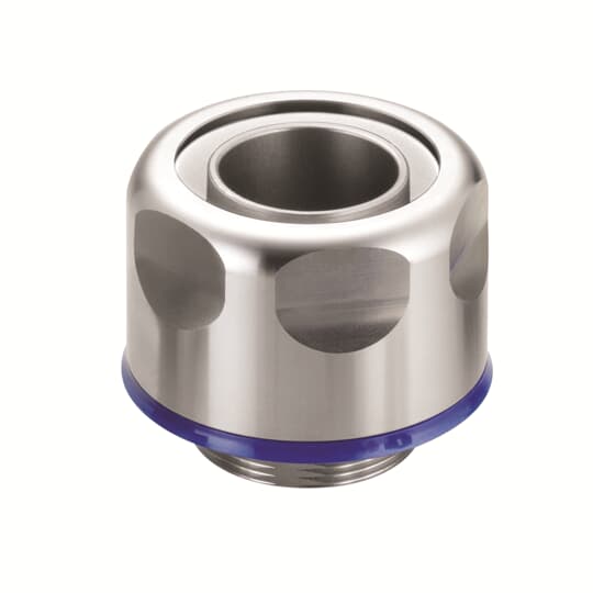ABB Straight, Conduit Fitting, 20mm Nominal Size, M20, Stainless Steel, Metallic
