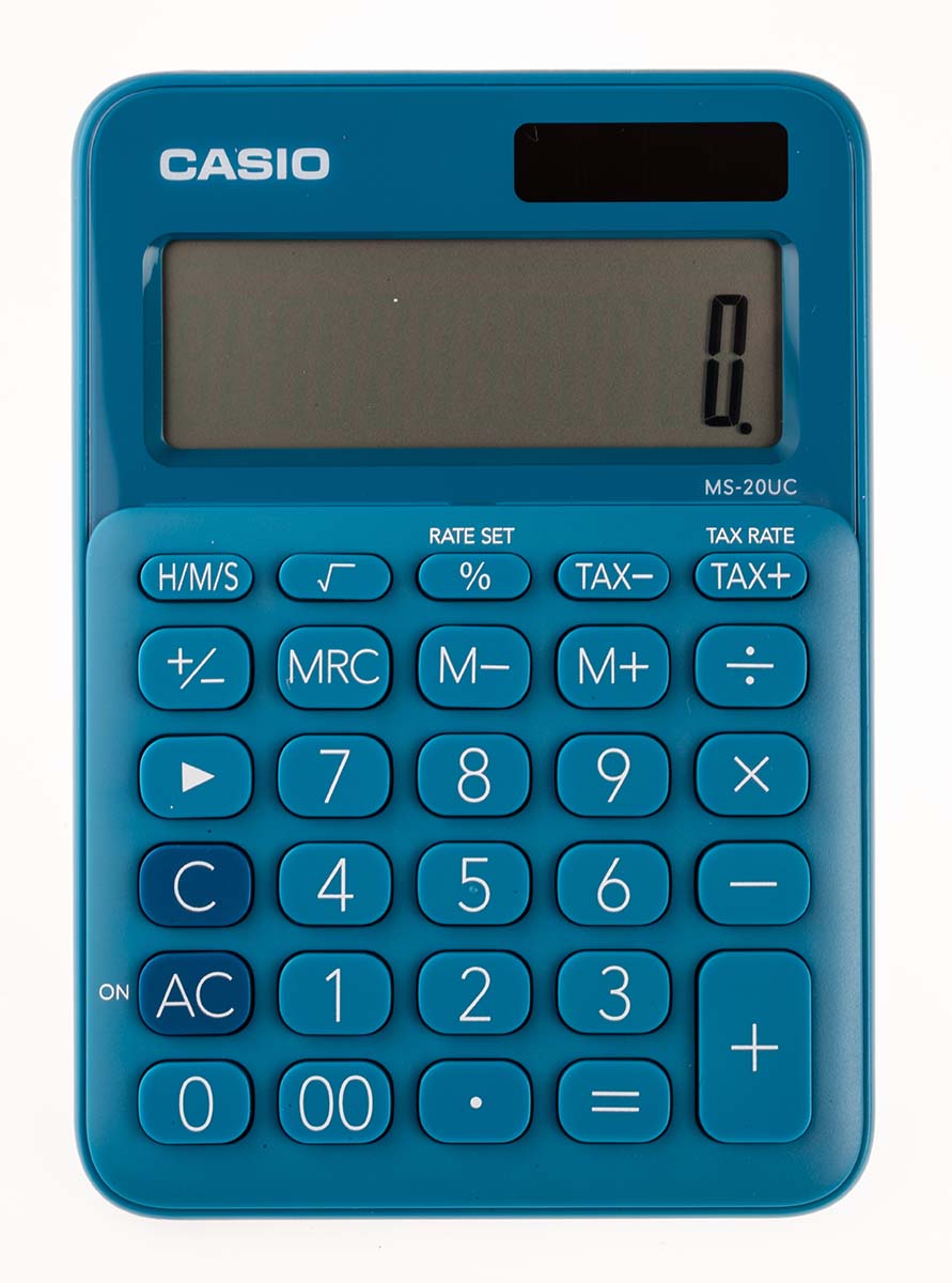Casio MS-20UC Battery Powered Desktop Calculator