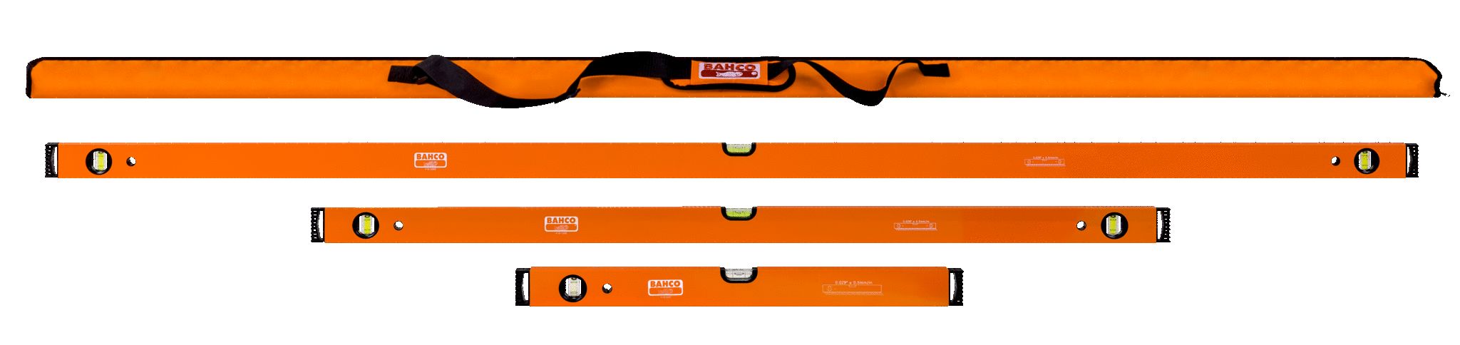 Bahco 600/1200/1800mm Spirit Level