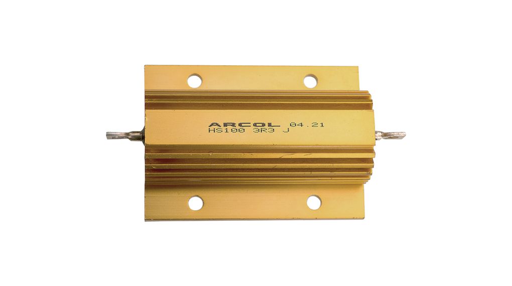 Arcol 100W Wirewound Wire Wound Fixed Resistor HS100 60R F ±1%