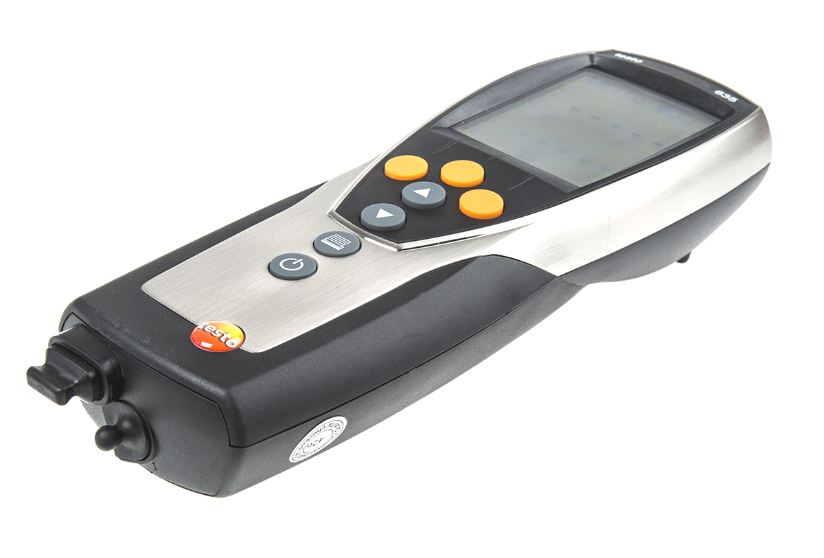 Testo 635-1 Hygrometer 50 °C, 1370 °C Max, 100 %RH Max