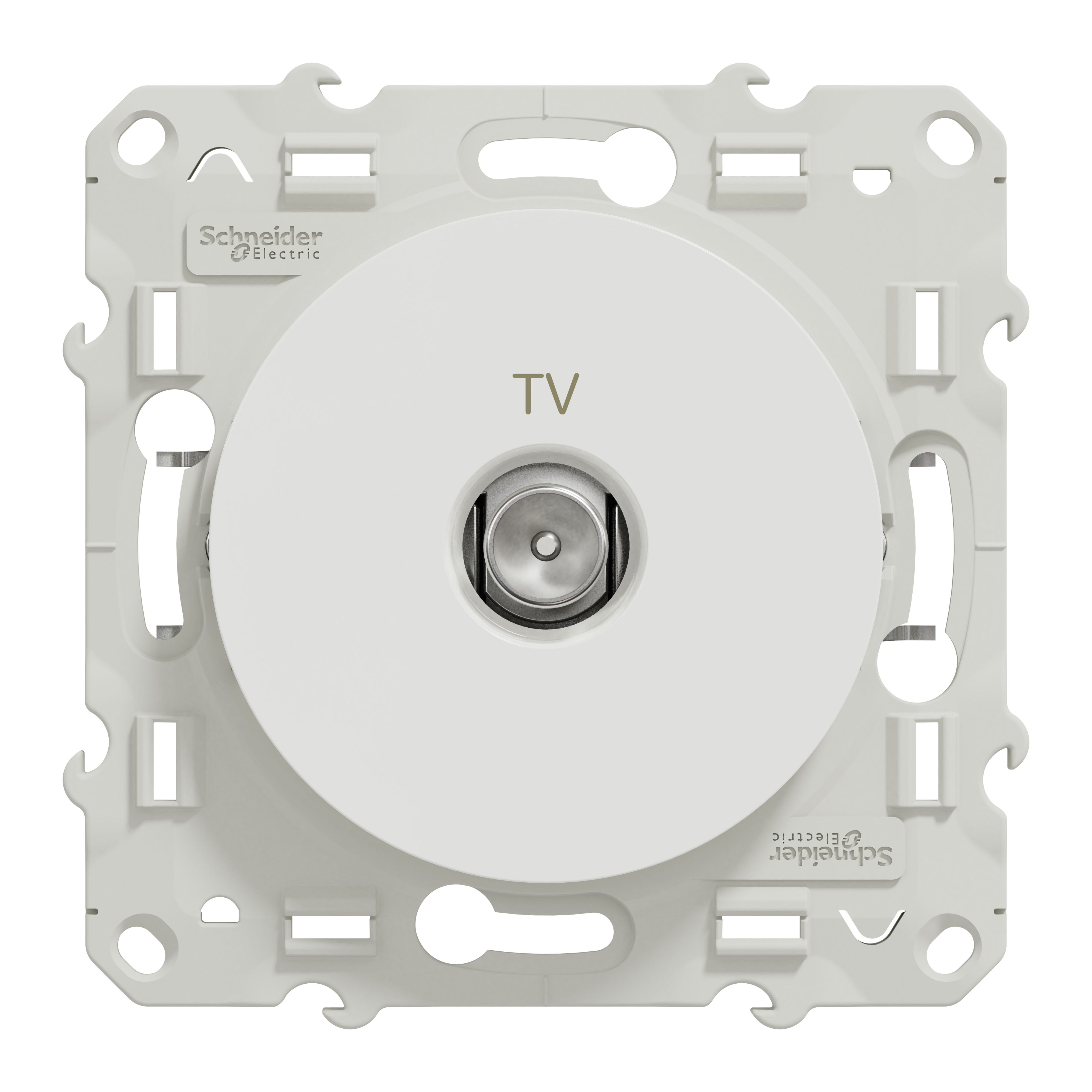 Schneider Electric White, 1 Gang, Odace