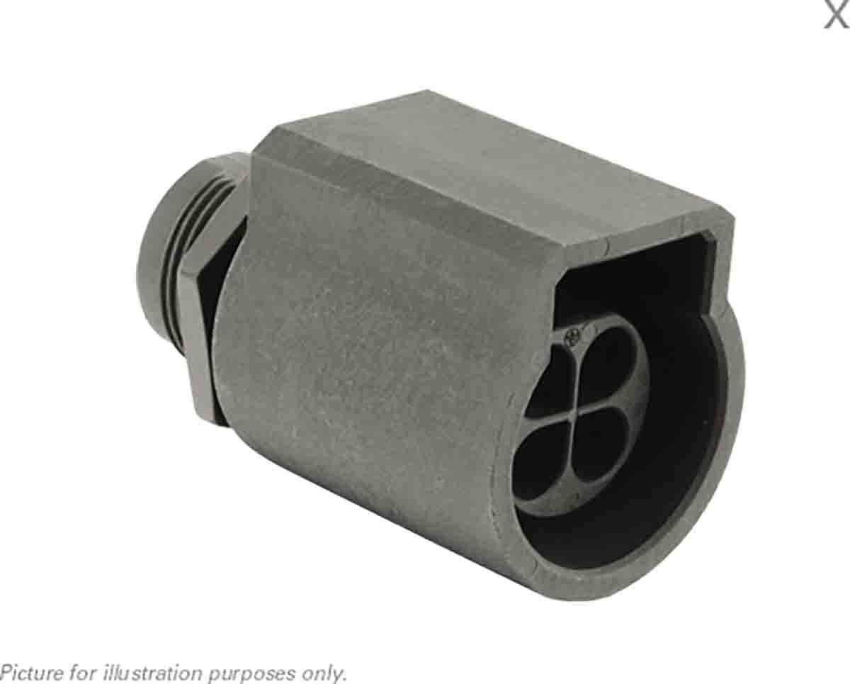 Souriau Sunbank by Eaton Circular Connector, 4 Contacts, Panel, Standard Connector, Socket, Female, IP68, IP69K, UTL