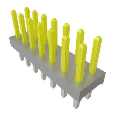Samtec TMM Series Vertical Through Hole PCB Header, 50 Contact(s), 2 mm Pitch, 2 Row, Unshrouded