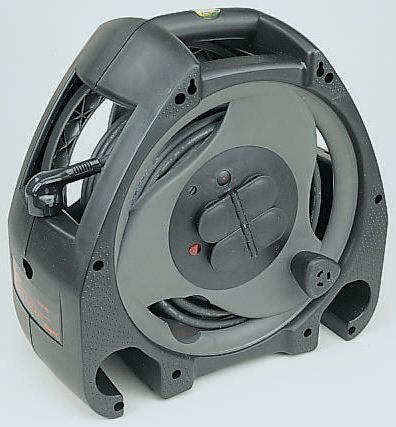 Legrand 25m 4 Socket Type E - French Cable Reel Semi-enclosed Reel, 230 V, IP44